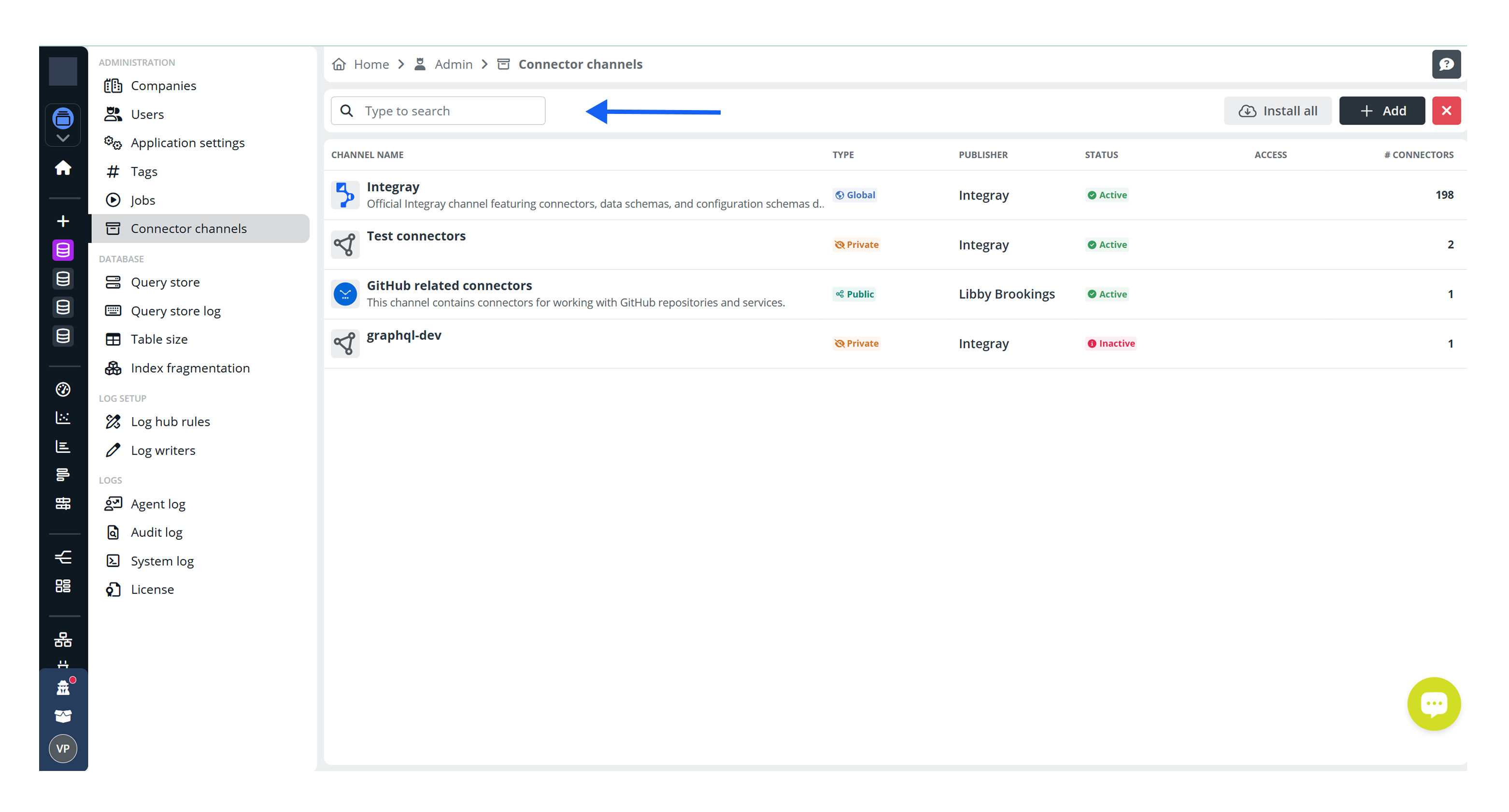 HELP_Connector_Channels_Search